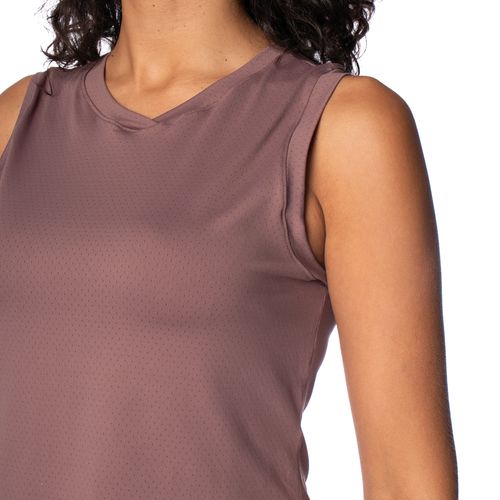 Regata Cropped Feminina Estilo do Corpo UV 35+ Marrom