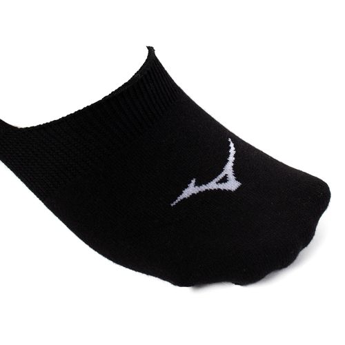 Meia Unissex Mizuno Basic I Kit Invisível Preto/branco