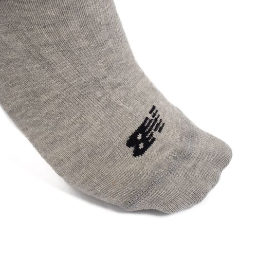 Meia Unissex New Balance Kit 3 NB33A Branco/Cinza/Preto