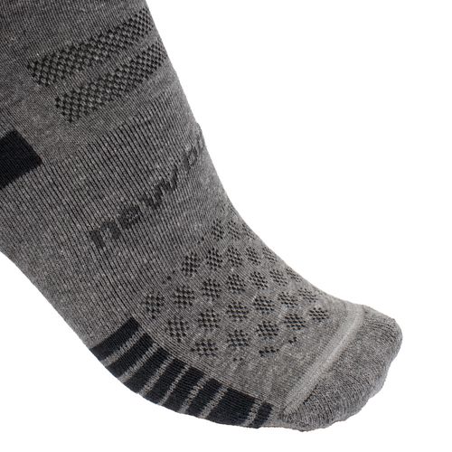 Meia Unissex New Balance Kit 3 NB74A Branco/Cinza/Preto