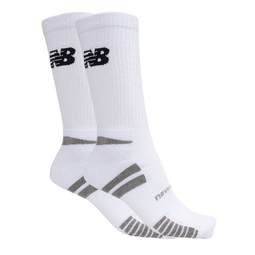Meia Unissex New Balance Kit 3 NB74A Branco/Cinza/Preto