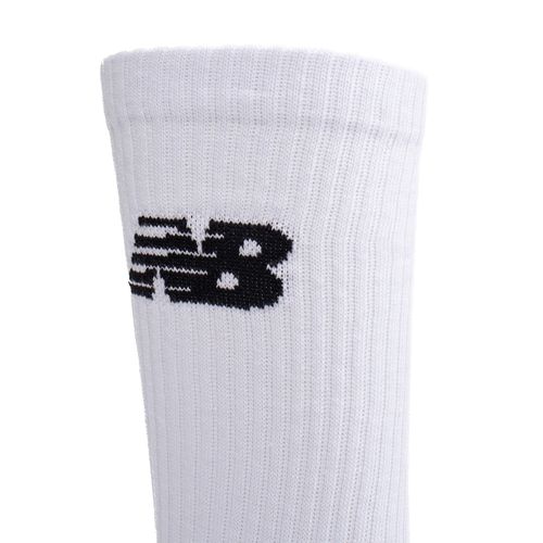 Meia Unissex New Balance Kit 3 NB74A Branco/Cinza/Preto