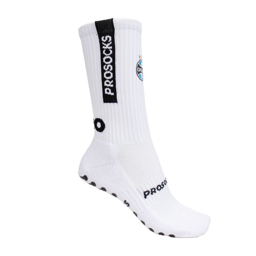 Meia Unissex Prosocks Ultragrip Grêmio Branco/Preto