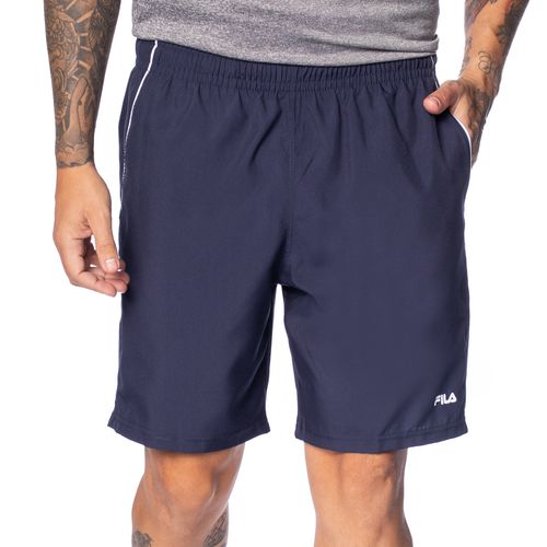 Bermuda Masculina Fila Train II Marinho/Branco