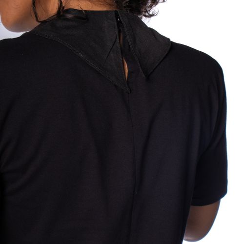 Blusa Feminina Biamar Polo Abertura Costas Preto