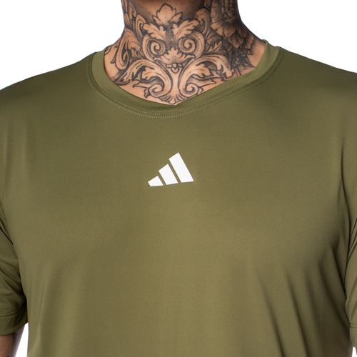 Camiseta Masculina Adidas Own The Run Verde Militar