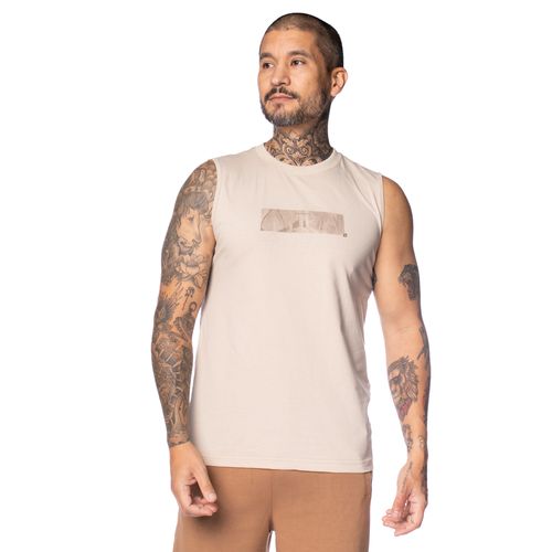 Regata Masculina Gangster Estampa Emborrachada Areia