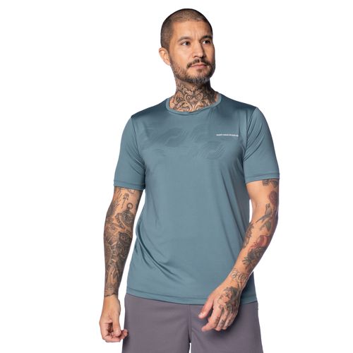 Camiseta Masculina Ninety Eight N-Dry Ondas Verde