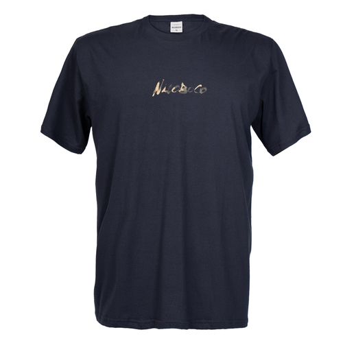 Camiseta Masculina Nicoboco Plus Size Estampa Marinho