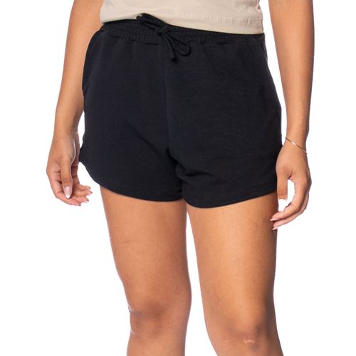 Short Feminino LZT Moletom Cintura Alta Preto