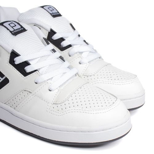Tênis Masculino Freeday Casual Branco/Preto