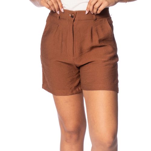 Short Feminino Pellini Frisos Cintura Alta Telha