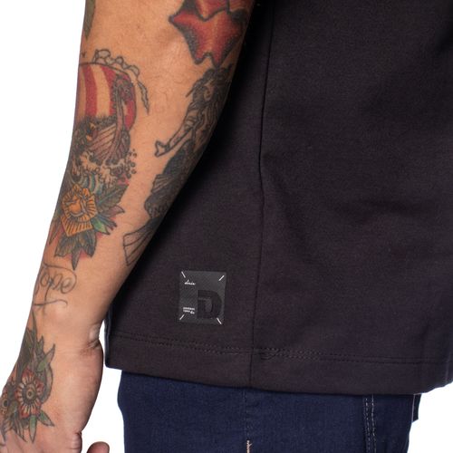 Camiseta Masculina Dixie Básica Preto