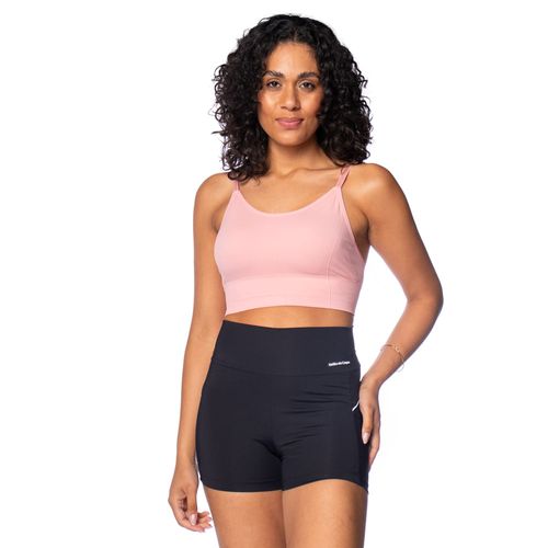 Top Feminino Sea Surf Tiras Finas Bojo Removível Rosa Claro
