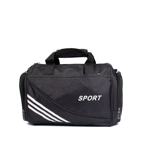 Bolsa Unissex RDN Travel Gym Bag Sport Pequena Preto/branco