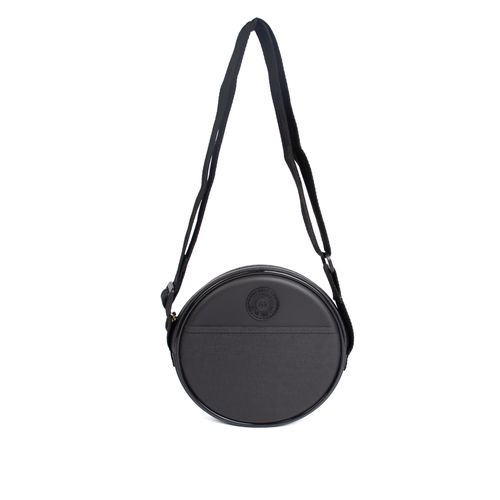 Bolsa Feminina Moleca Transversal PVC Pequena Preto