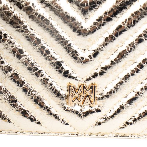 Bolsa Feminina Via Marte Tiracolo Matelasse Pequena Dourado