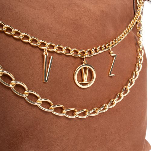 Bolsa Feminina Vizzano Grande Camurça Avelã