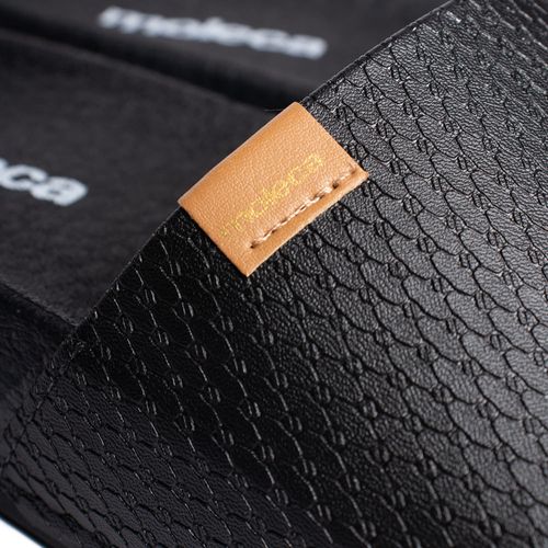 Chinelo Slide Feminino Moleca Flatform Texturizado Preto