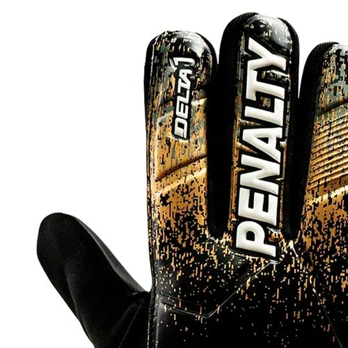 Luva Unissex Penalty Delta 1 X-Grip Preto/Dourado