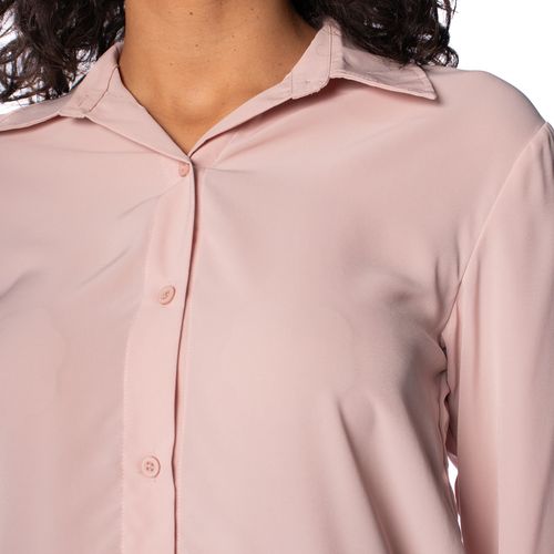 Camisa Feminina Pellini Manga Longa Rose