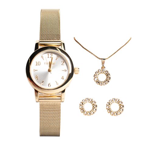 Relógio Feminino Condor CO2035NWQ/K4K Kit Dourado