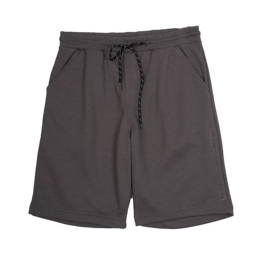 Bermuda Masculina Gangster Plus Size Moletom Cinza Escuro