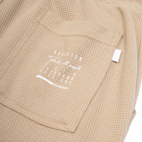 Bermuda Masculina Gangster Plus Size Moletom Bege