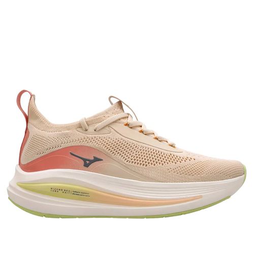 Tênis Feminino Mizuno Neo Aura Knit Creme/Rosa