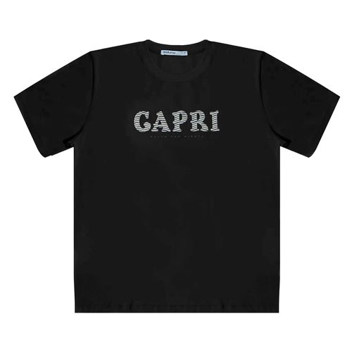 Camiseta Feminina Rovitex Estampa Preto