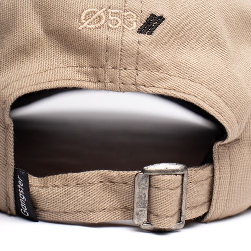 Boné Unissex Gangster Fivela Caqui/Preto