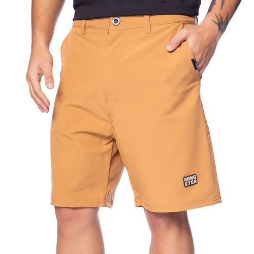 Bermuda Masculina Gangster Reta Caramelo