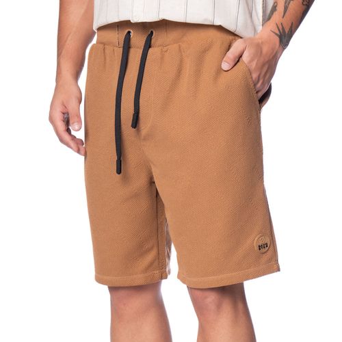 Bermuda Masculina Gangster Texturizada Caramelo