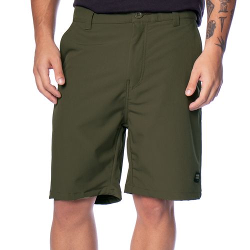 Bermuda Masculina Gangster Conforto Flexível Verde Musgo