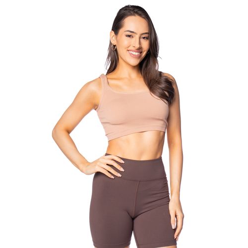 Top Feminino Sea Surf Canelado Bege