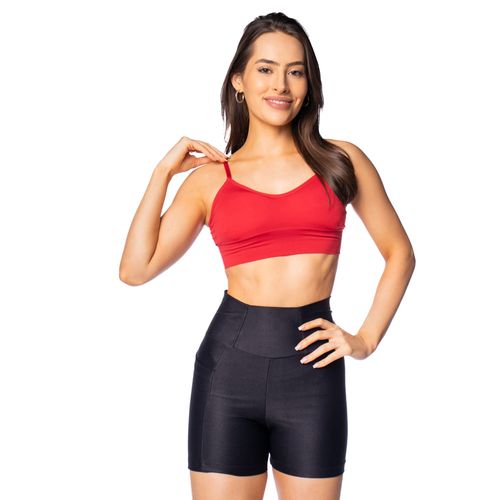 Top Feminino Sea Surf Tiras Finas Vermelho