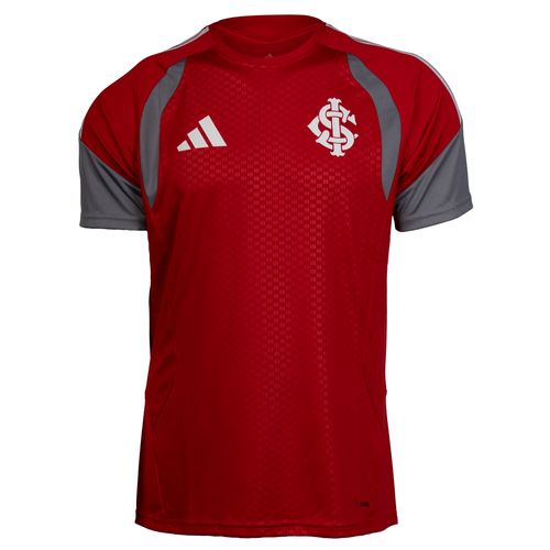 Camisa Masculina Adidas Treino Atleta Inter Vermelho/Cinza
