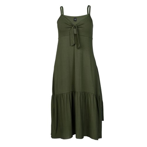 Vestido Midi Feminino Feliny Amarração Verde