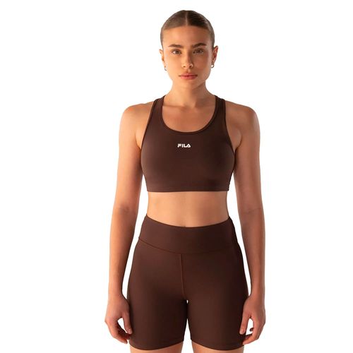 Top Feminino Fila Nadador Essential Sustentação Marrom