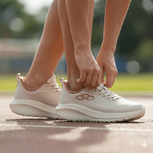 Tênis Feminino Olympikus Acqua 316 Evasense Bege Claro