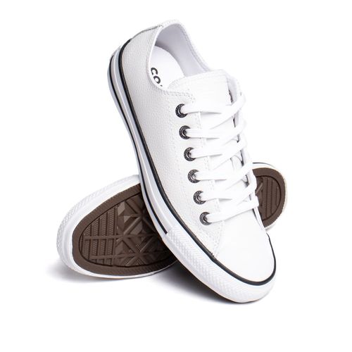 Tênis Unissex Converse Chuck Taylor All Star Couro Branco