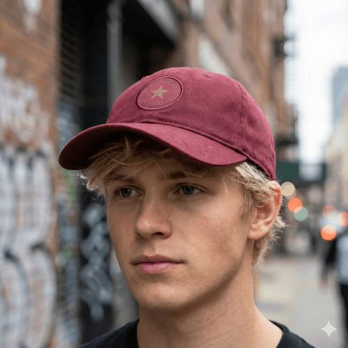 Boné Unissex Converse Baseball Patch Bordo