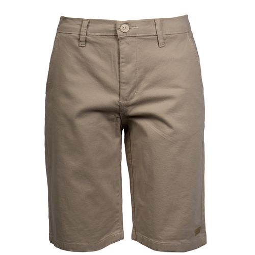 Bermuda Masculina Gangster Sarja Reta Bege