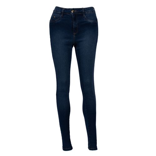 Calça Jeans Feminina Bless Denim Skinny Cintura Alta Azul