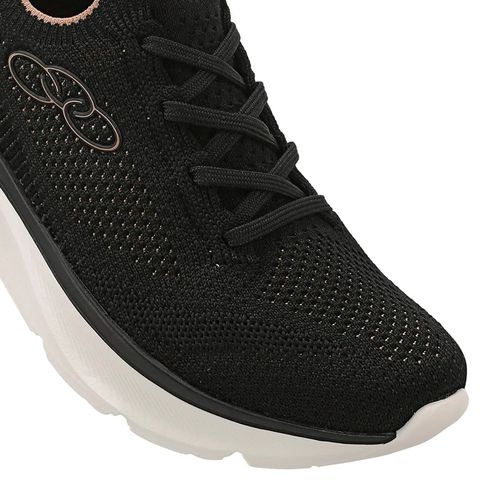 Tênis Feminino Olympikus Era Hypersox Preto/Bege
