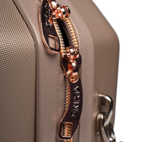 Frasqueira Viagem Yins Rígida ABS Média Dourado