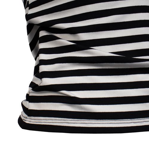 Regata Feminina Rechsul Listras Preto/Branco