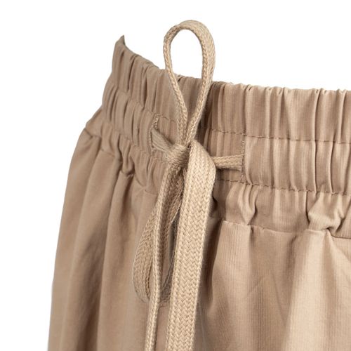 Short Feminino Facinelli Cintura Média Marrom Claro