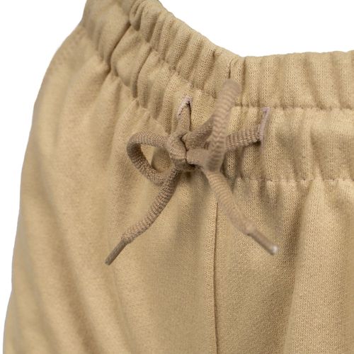 Short Feminino Desayner Bolsos Frontais Bege