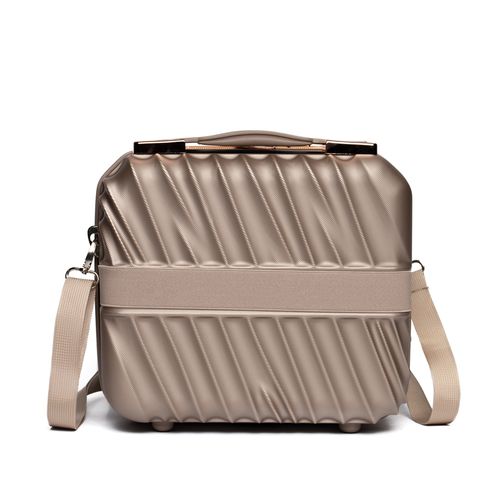 Frasqueira Viagem Yins Rígida ABS Pequena Dourado